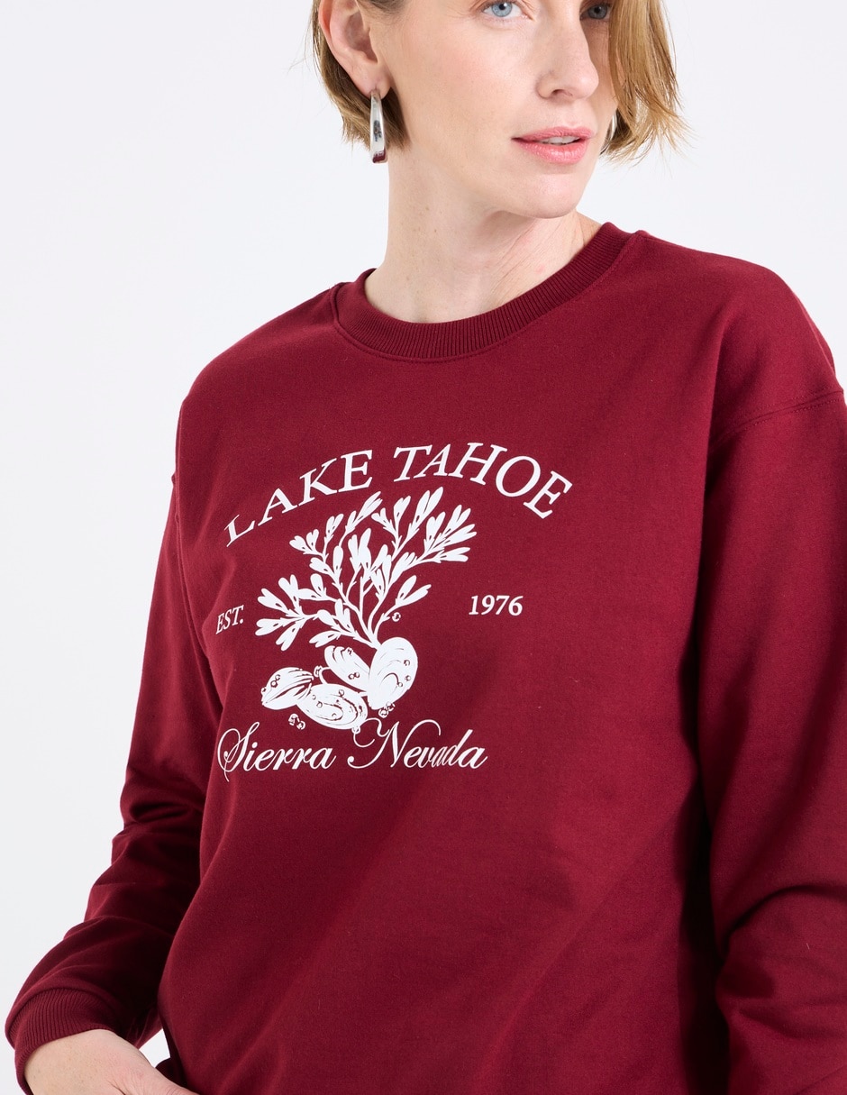 SUDADERA WKMN25424-10 WEEKEN, EG, VINO