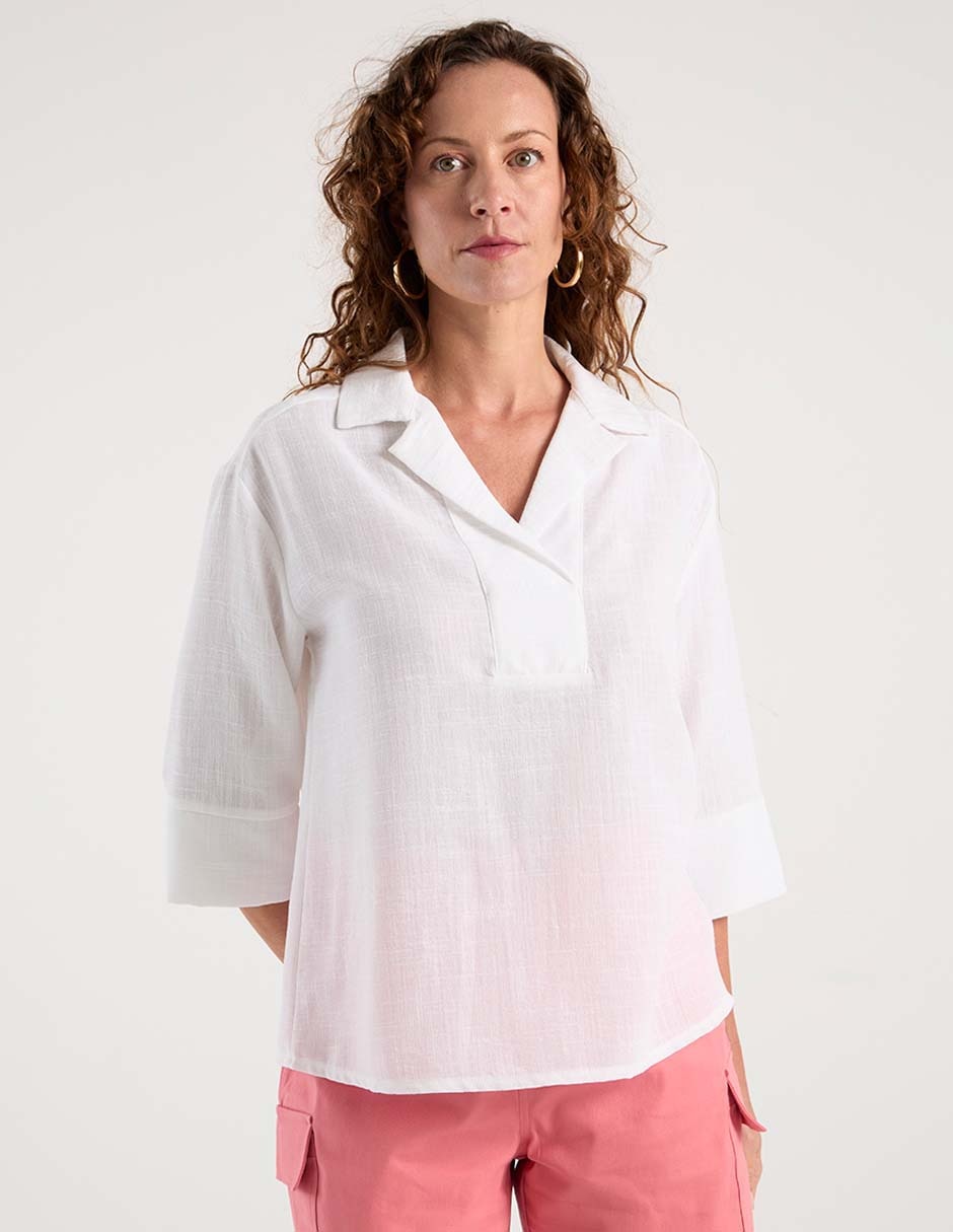 Blusa manga 3/4 para mujer 2