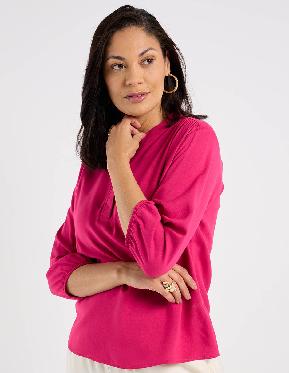 Blusa manga 3/4 para mujer Blusa manga 3/4 para mujer