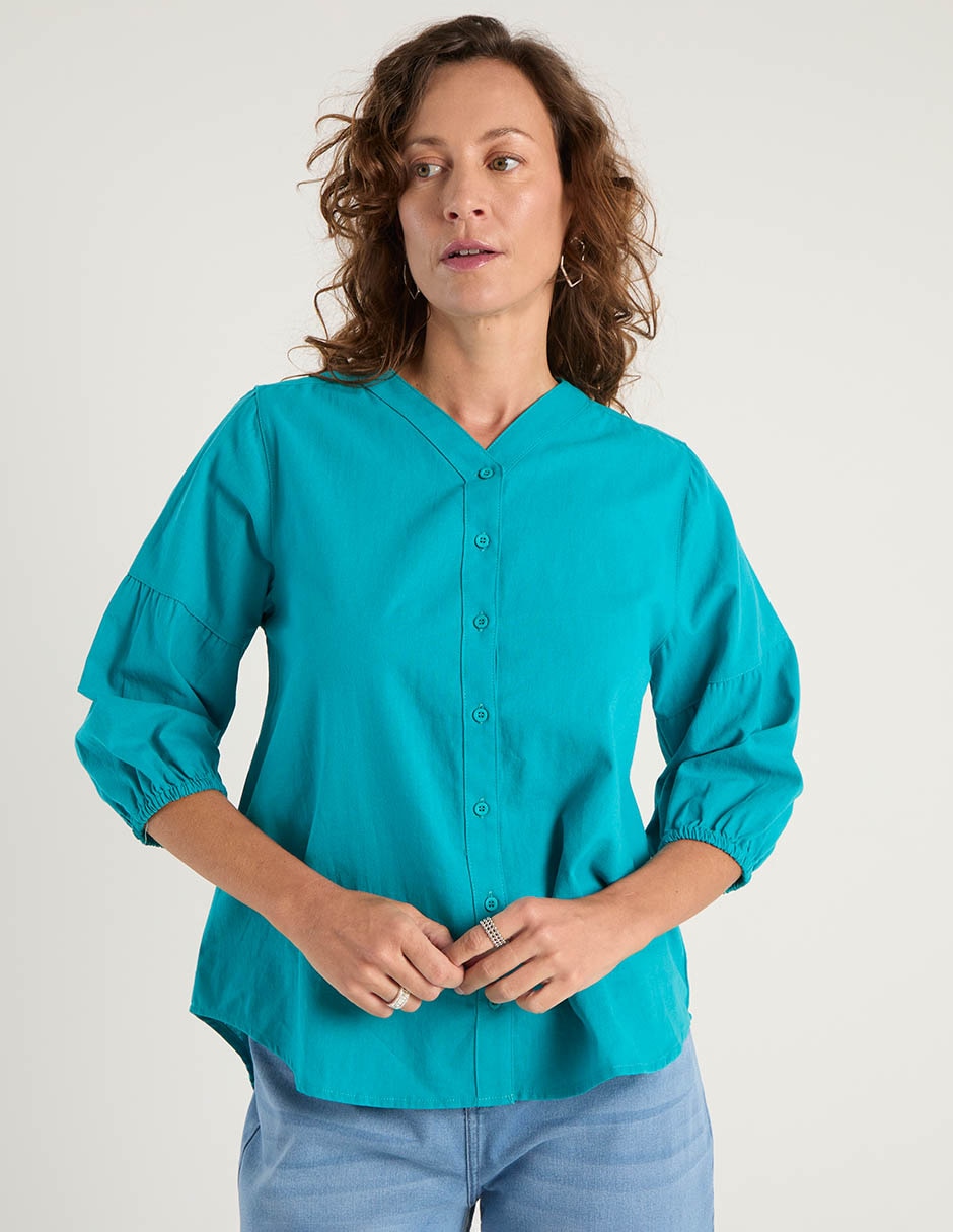 Blusa manga 3/4 para mujer 2