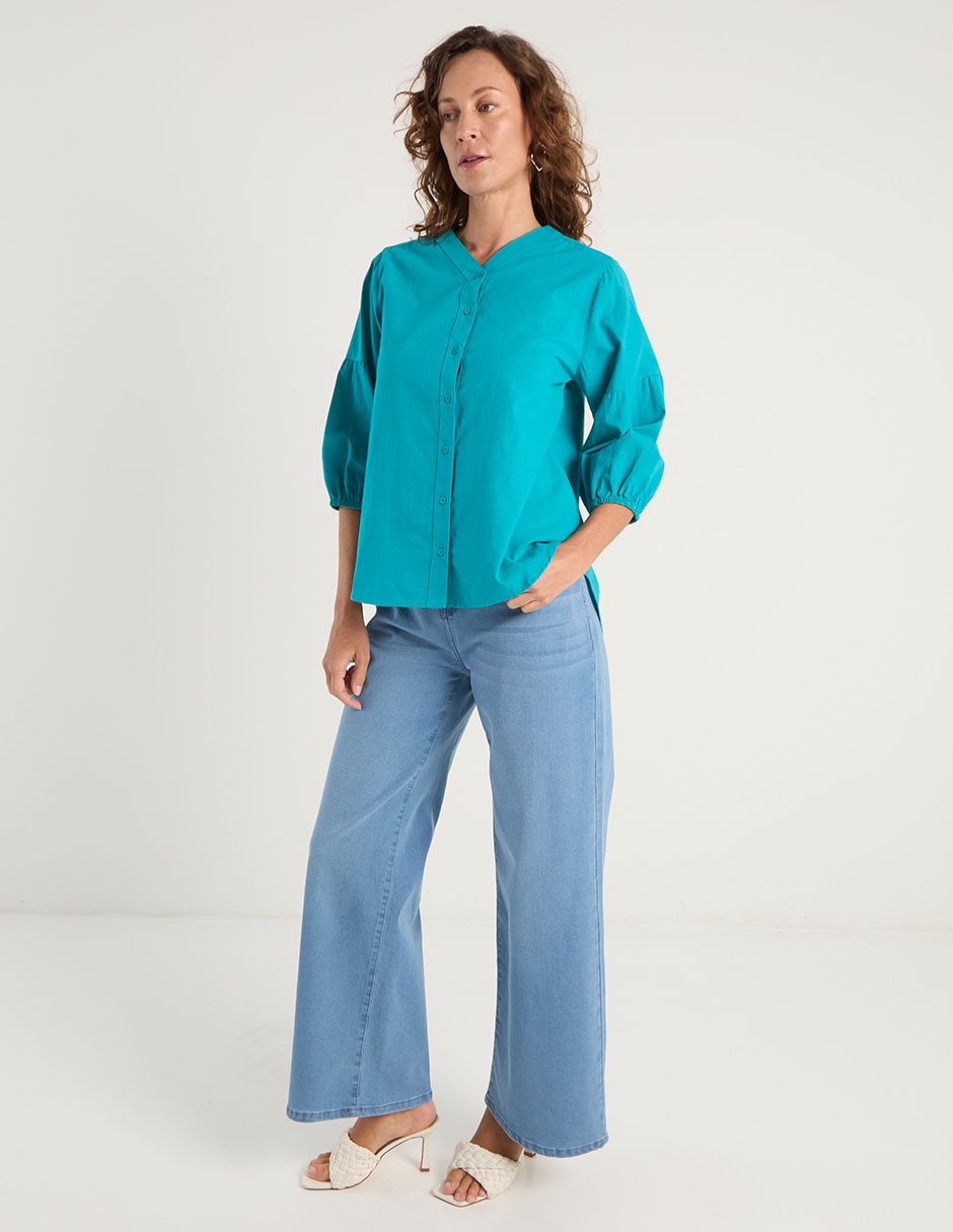 Blusa manga 3/4 para mujer 3