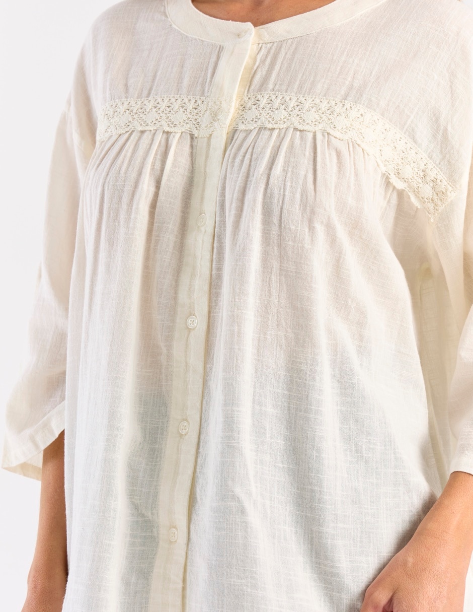 Blusa manga 3/4 para mujer 5
