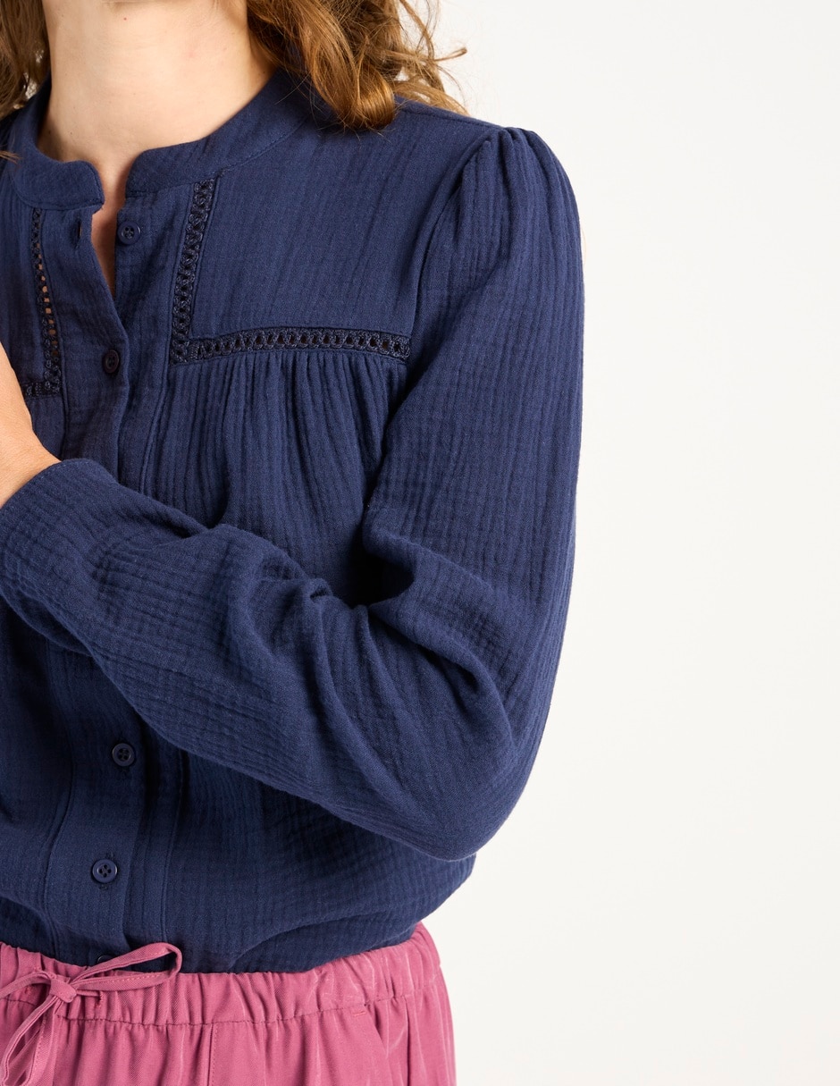 Blusa Weekend manga larga para mujer