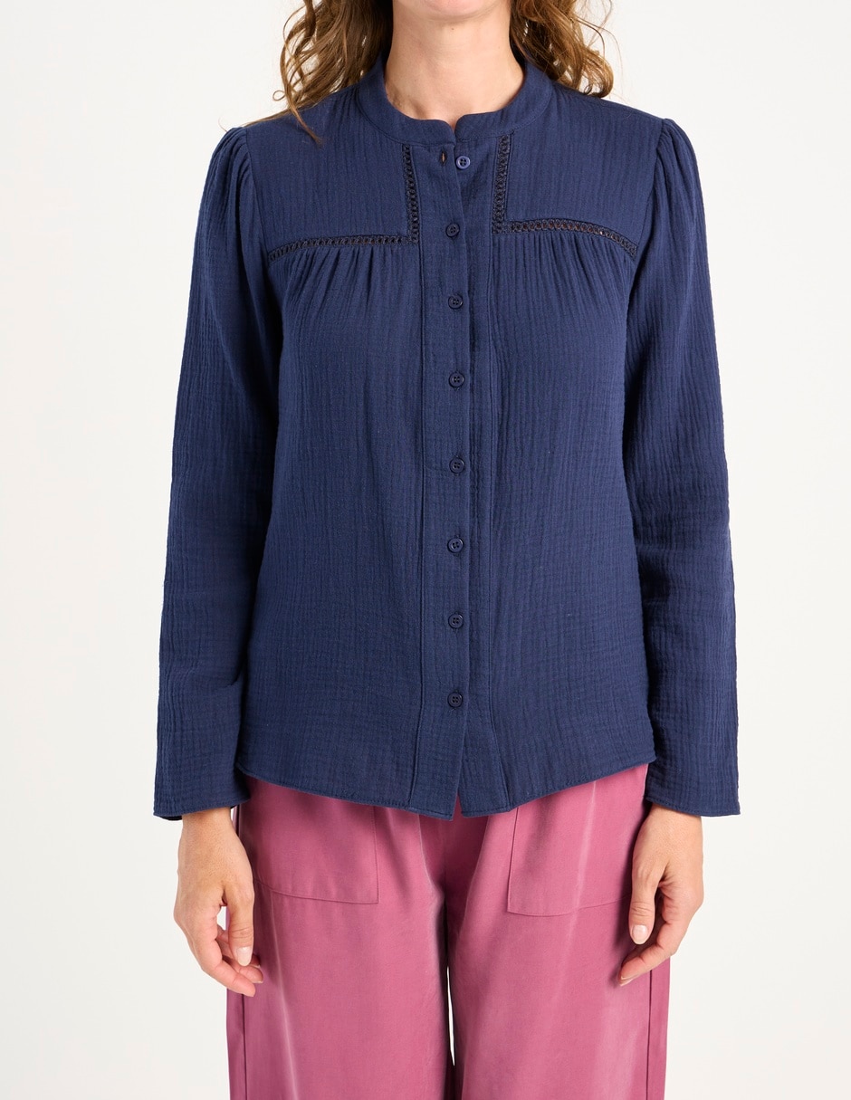 Blusa Weekend manga larga para mujer