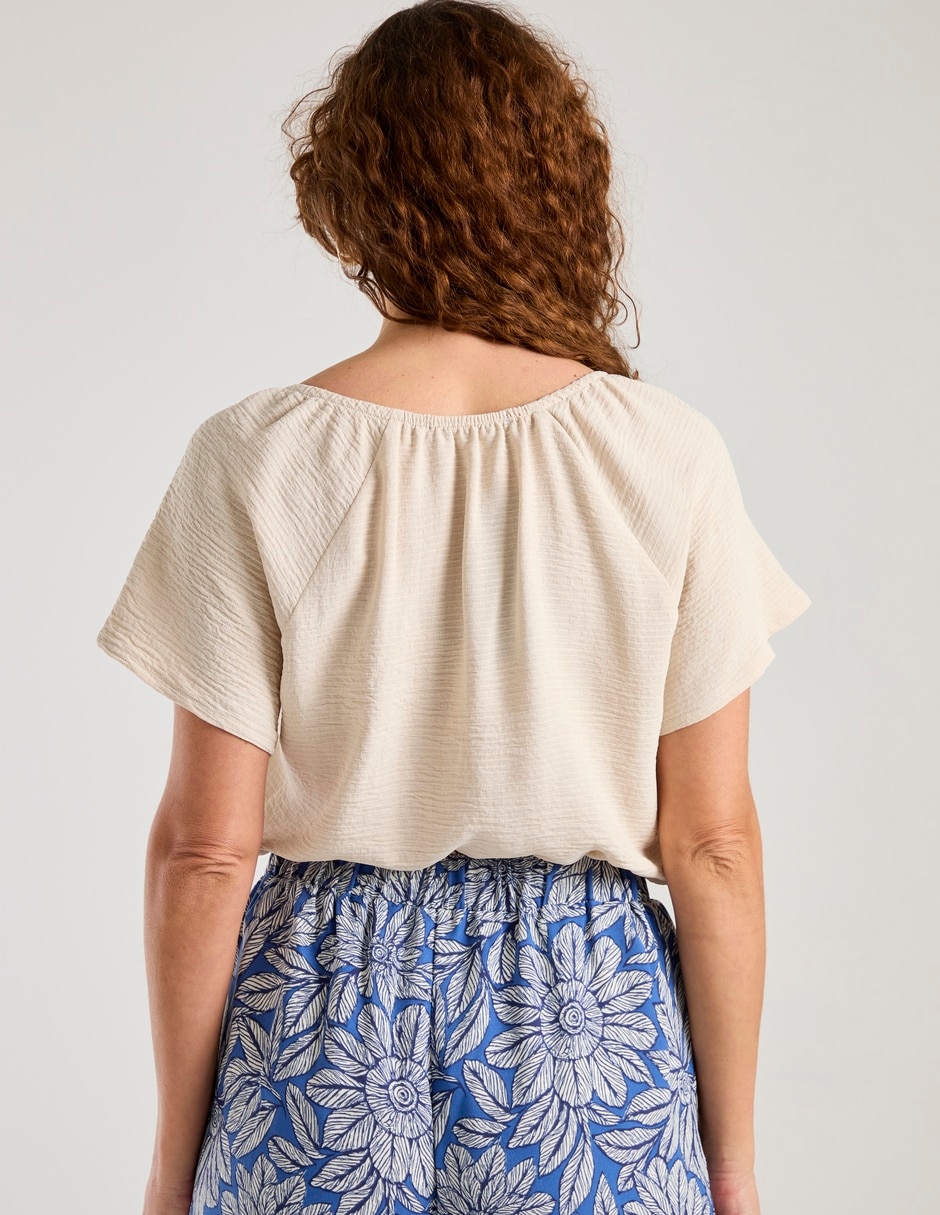 Blusa Weekend manga corta para mujer