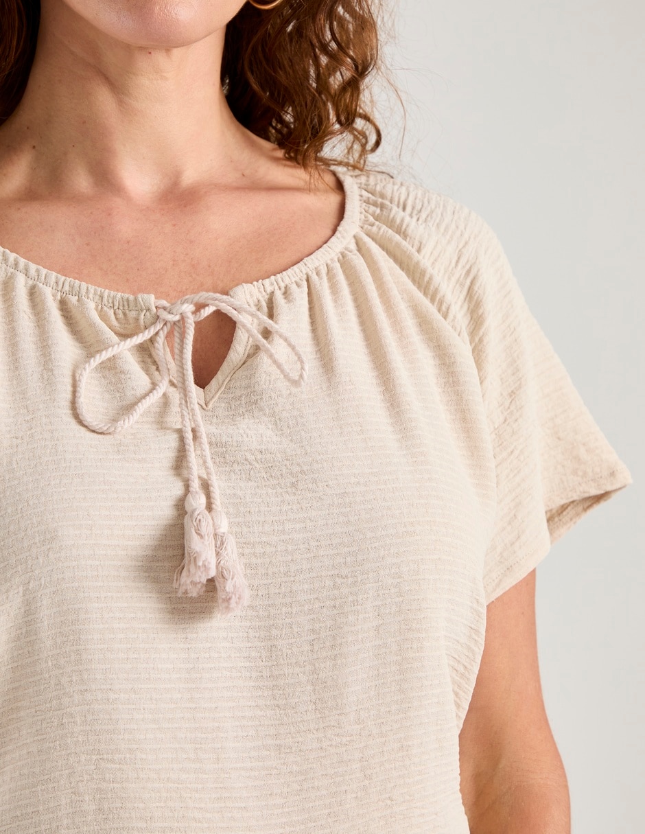 Blusa Weekend manga corta para mujer
