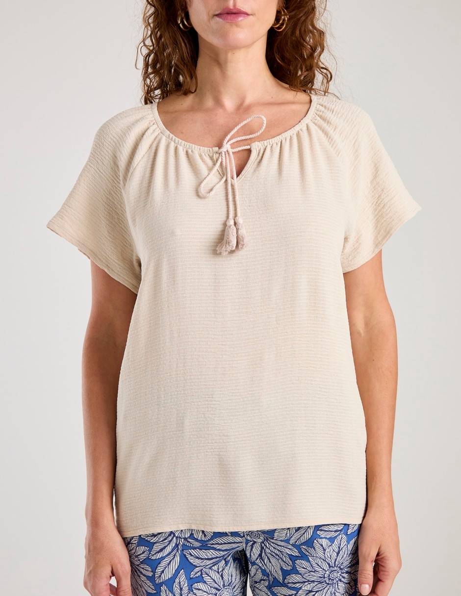 Blusa Weekend manga corta para mujer