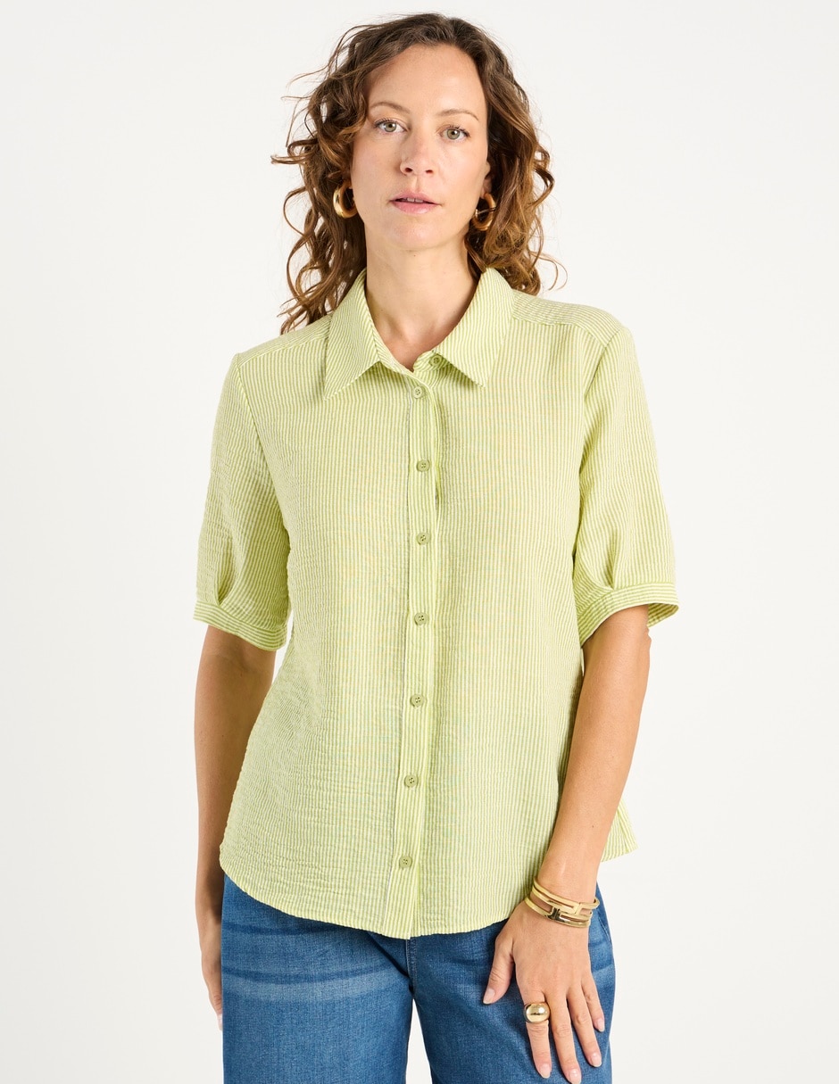 Blusa manga al codo para mujer Blusa manga al codo para mujer