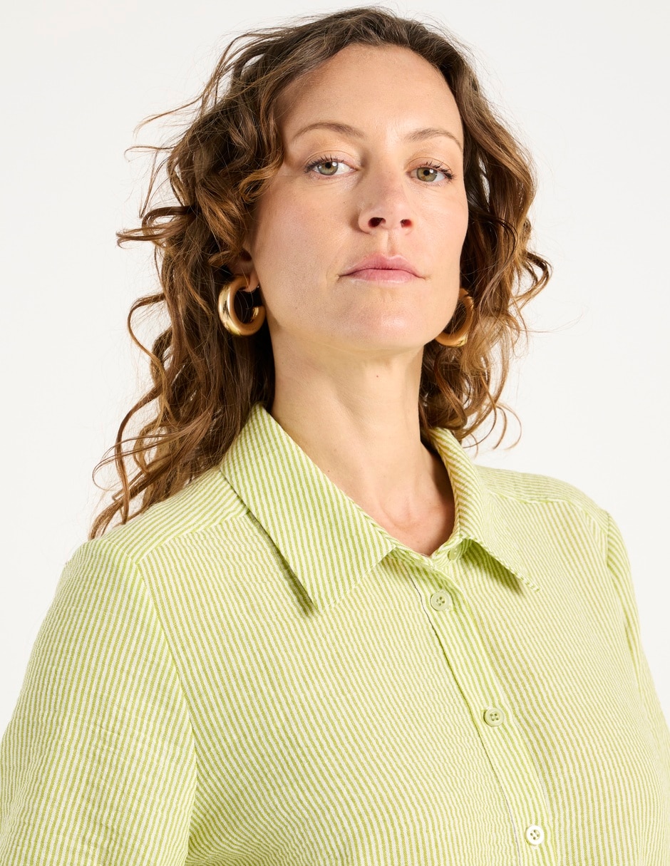 Blusa manga al codo para mujer 5