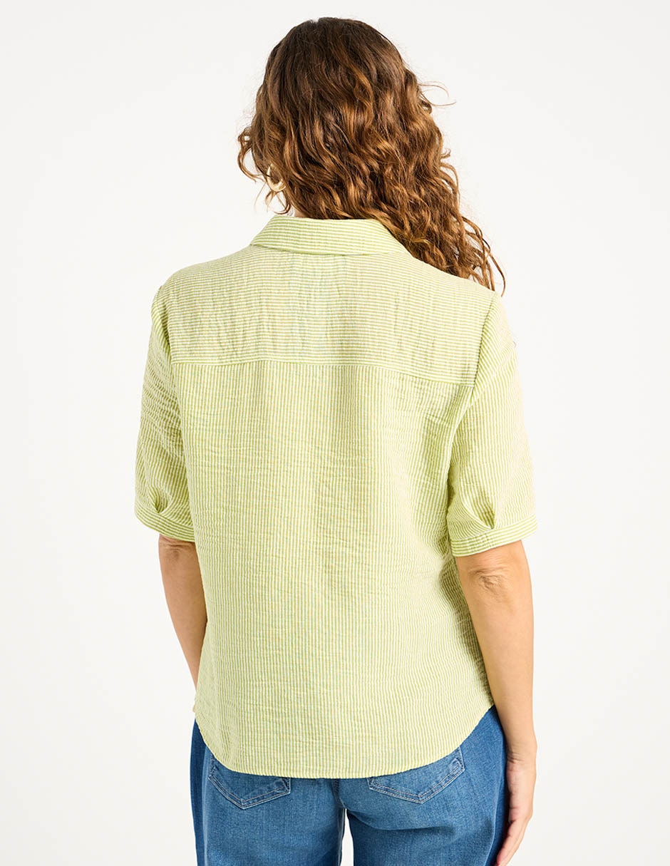 Blusa manga al codo para mujer 6