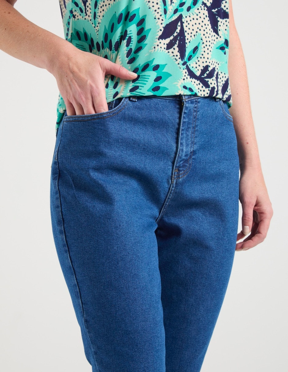 Pantalón capri slim para mujer 4