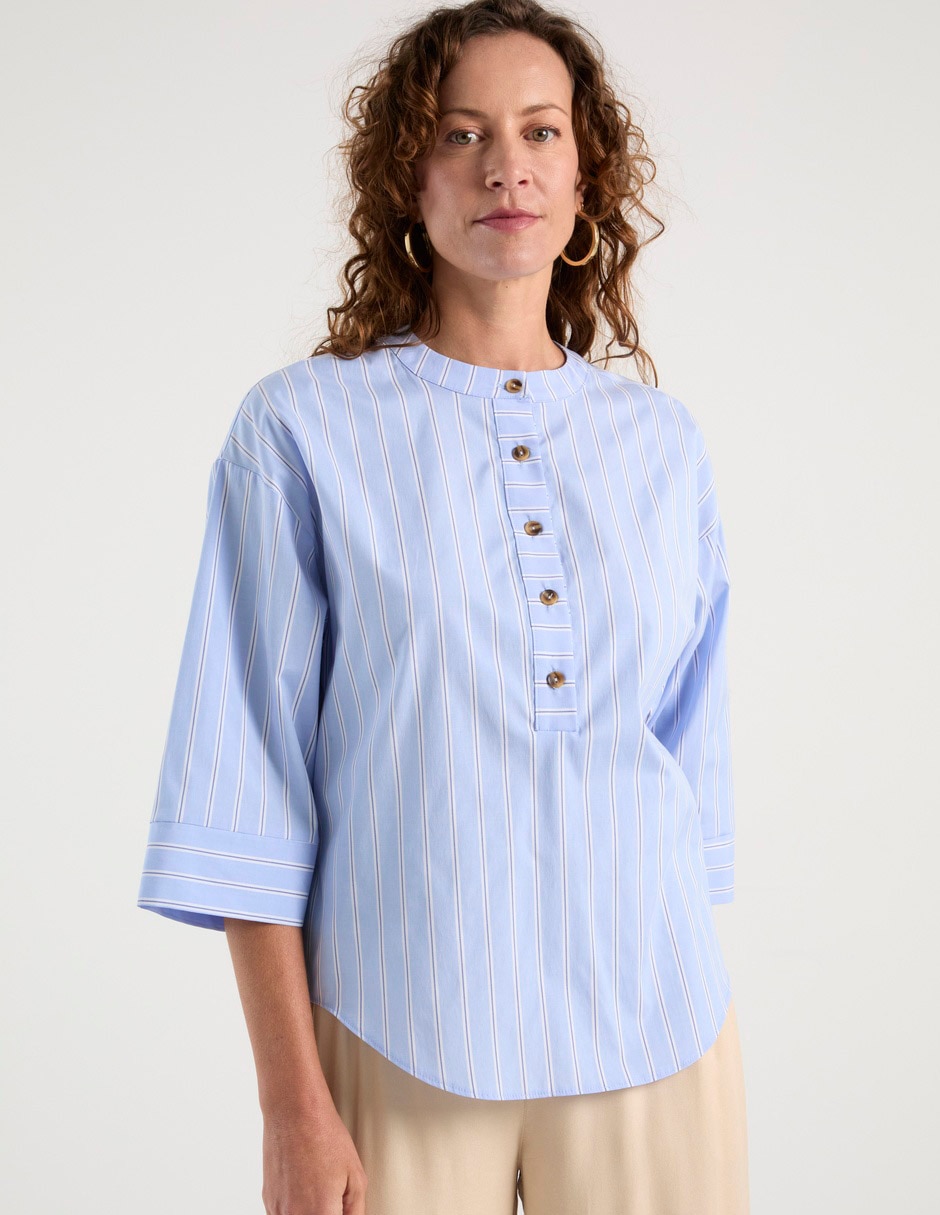Blusa manga 3/4 para mujer 2