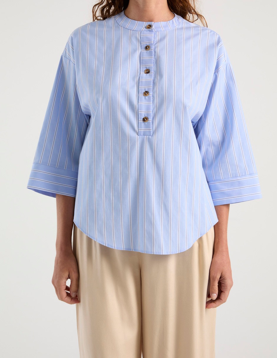 Blusa manga 3/4 para mujer 7