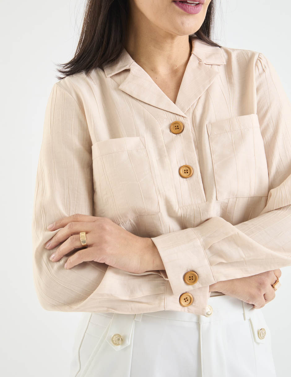 Blusa manga larga para mujer 4