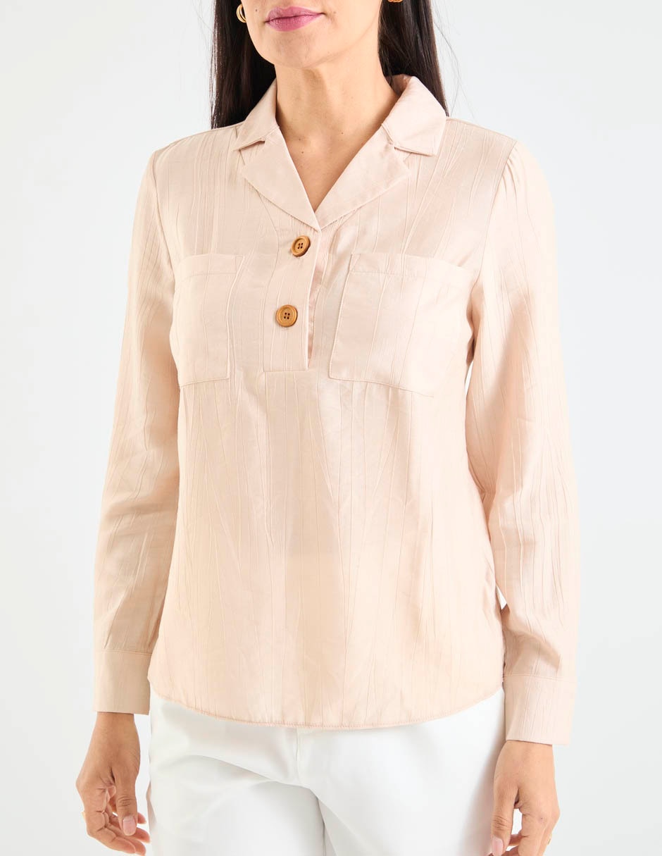 Blusa manga larga para mujer 7