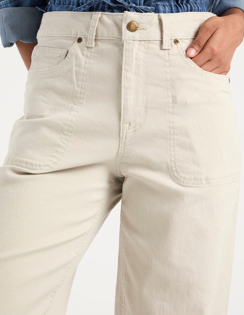 Jeans relaxed straight para mujer 4