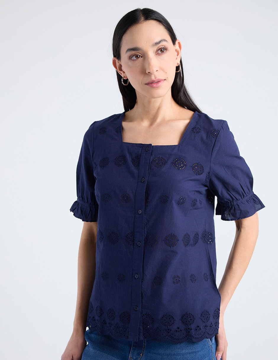 Blusa manga corta para mujer Blusa manga corta para mujer