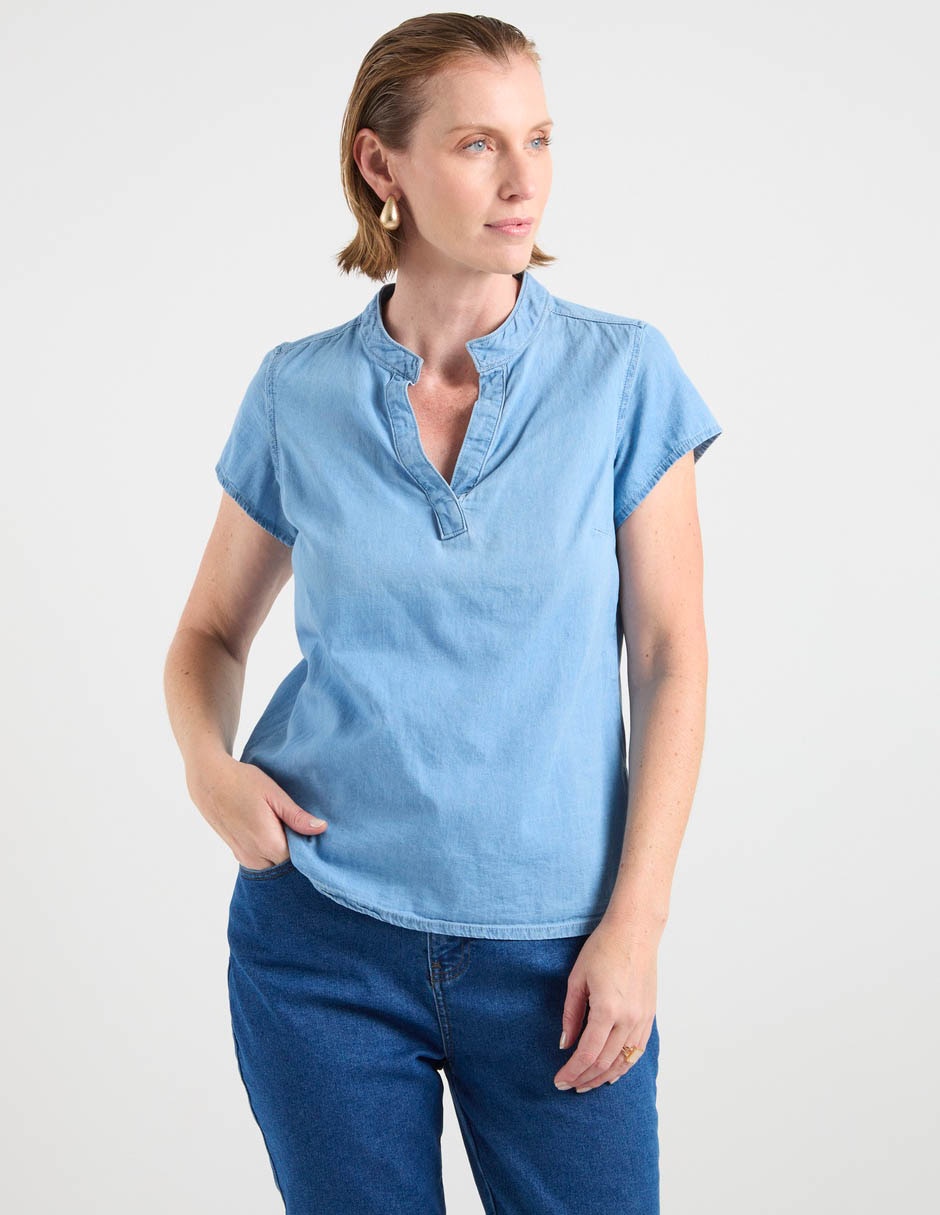 Blusa manga corta para mujer 2