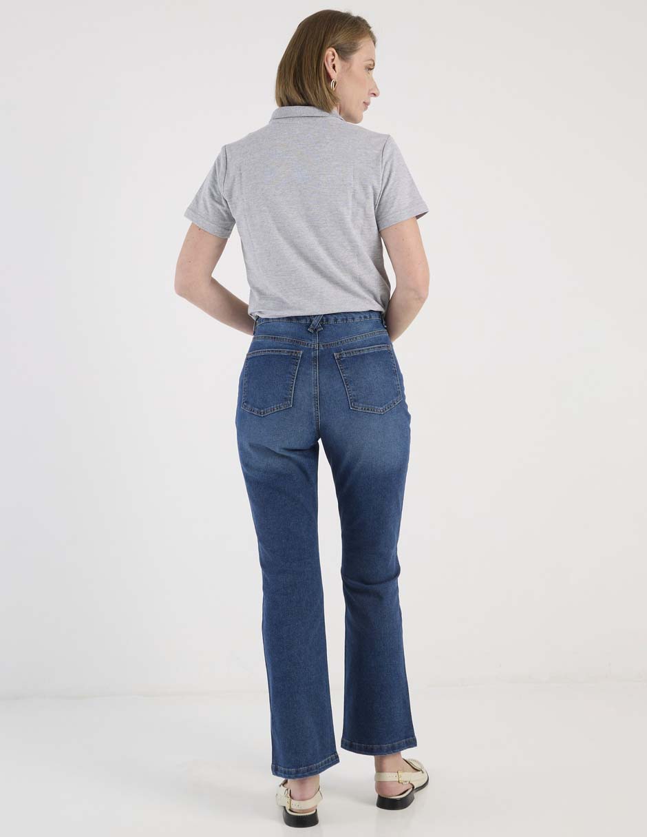 Jeans slim a la cintura para mujer 6