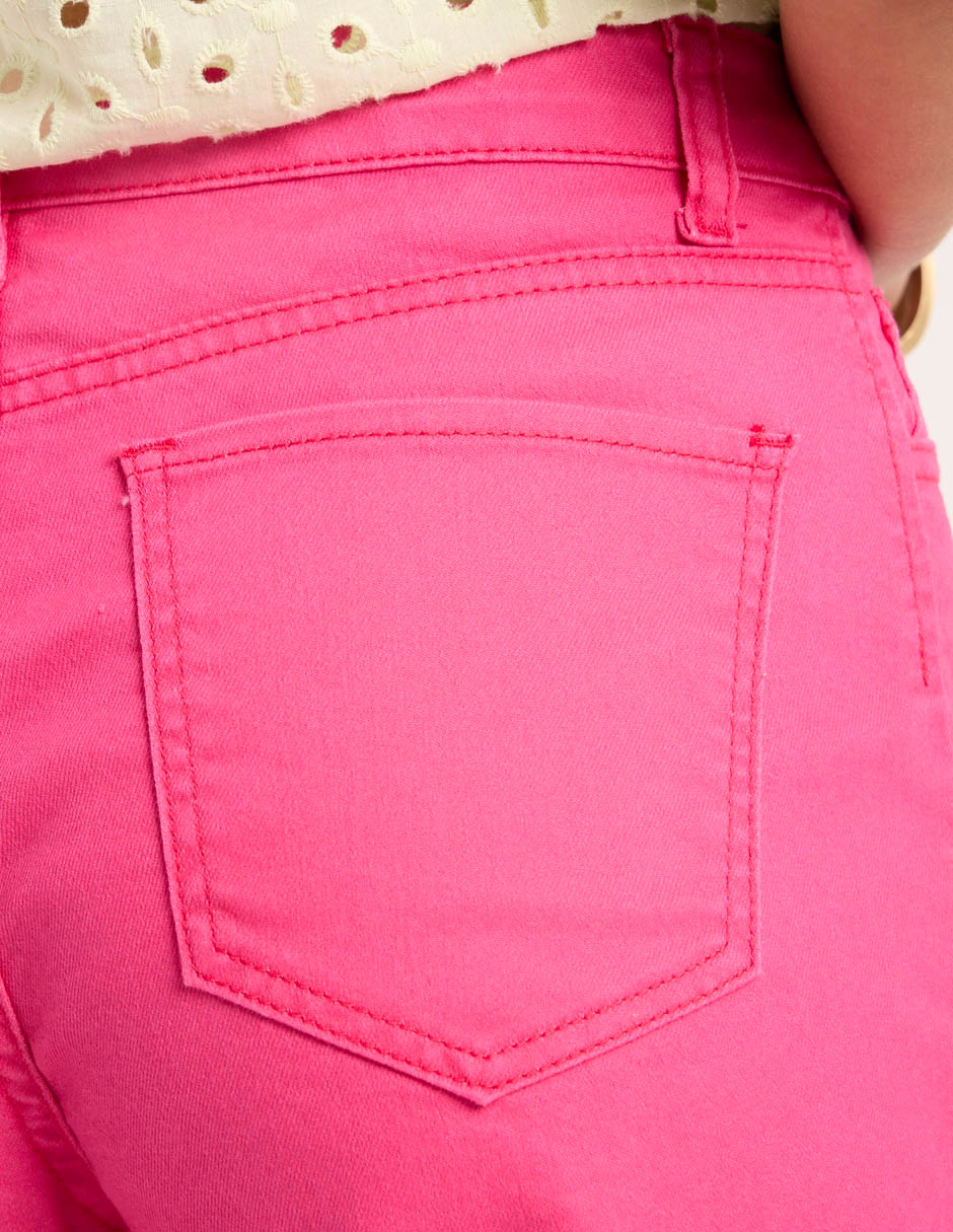 Jeans slim corte cintura para mujer 4