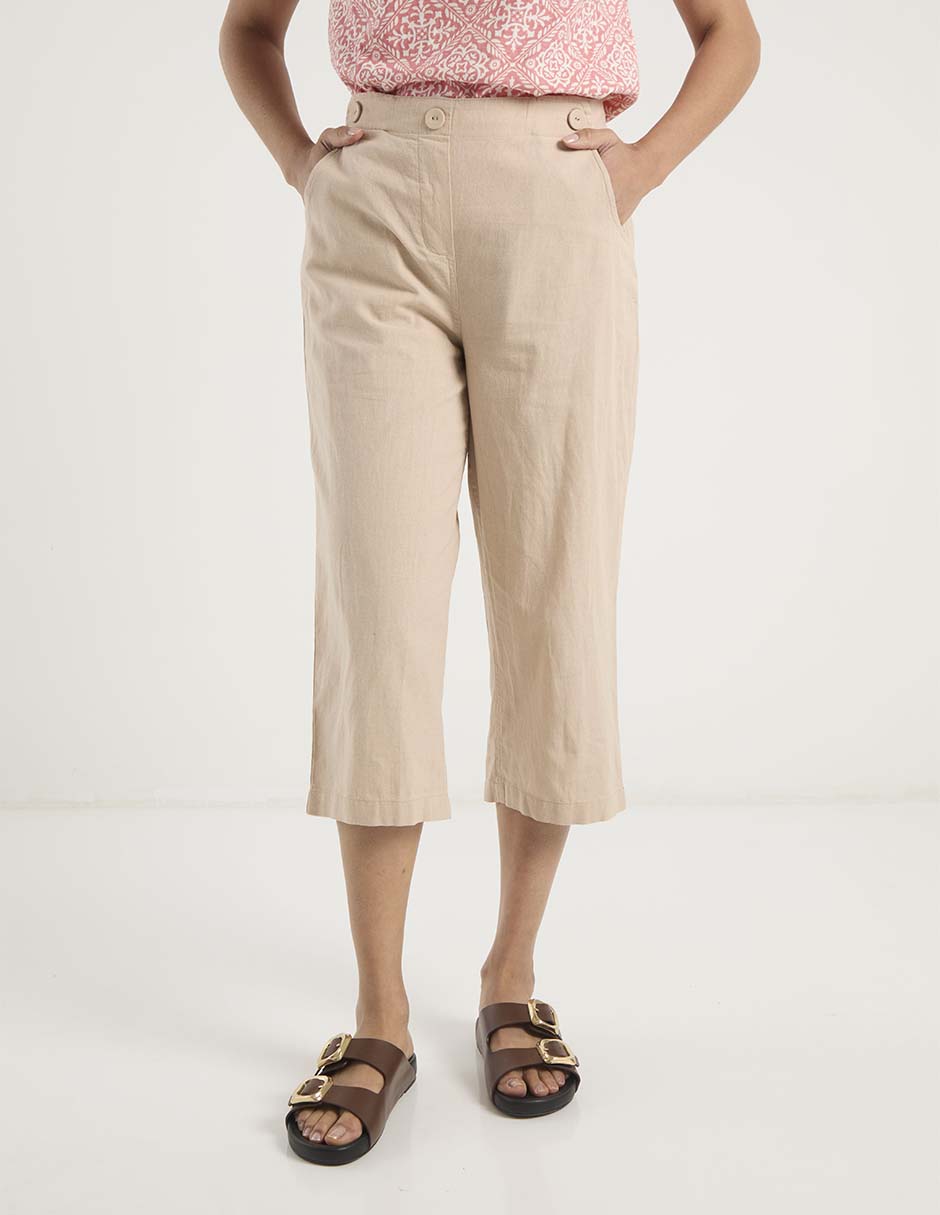 Pantalón capri slim para mujer Pantalón capri slim para mujer