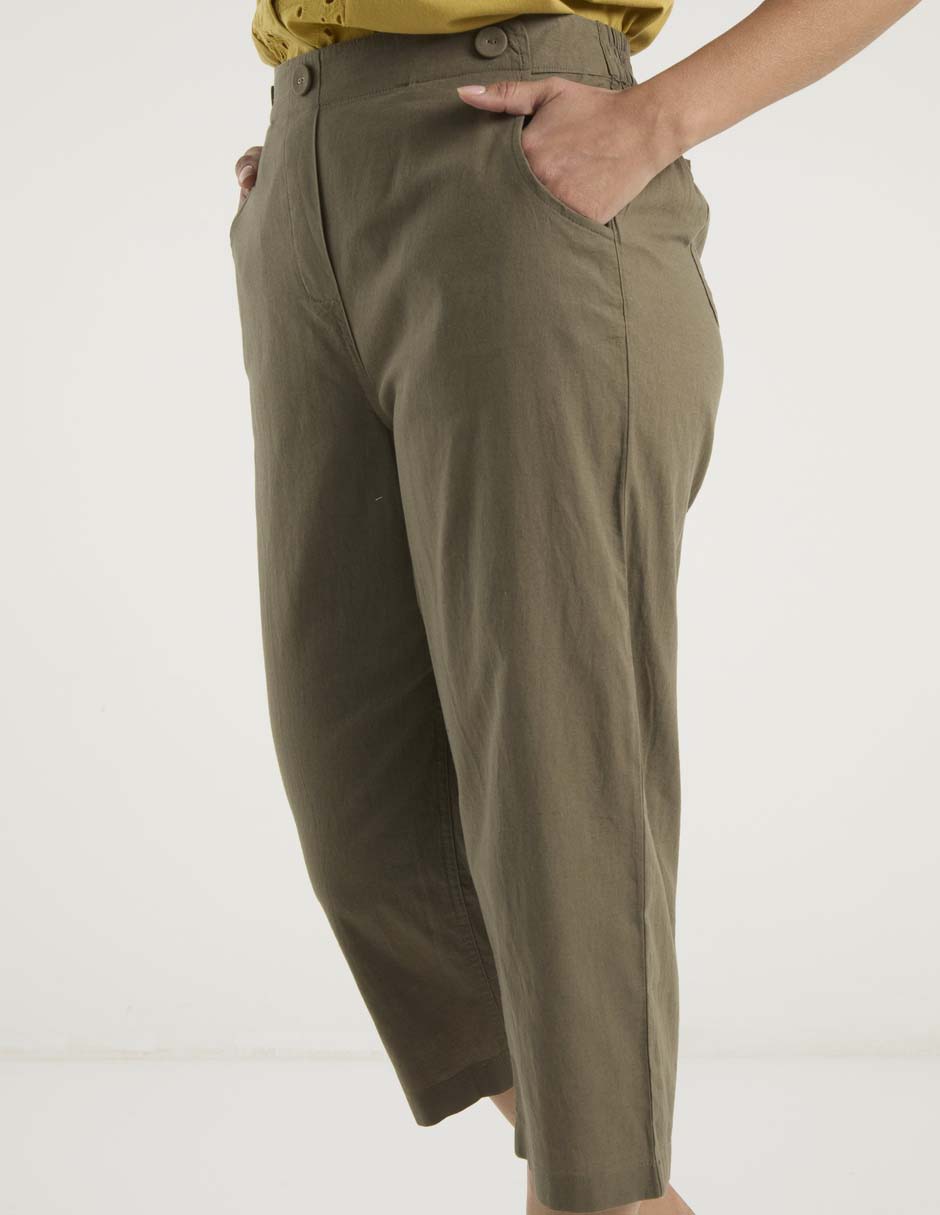 Pantalón capri slim para mujer 5