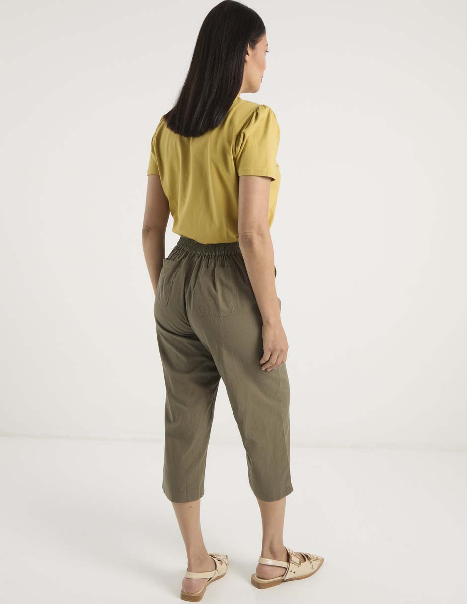 Pantalón capri slim para mujer 6