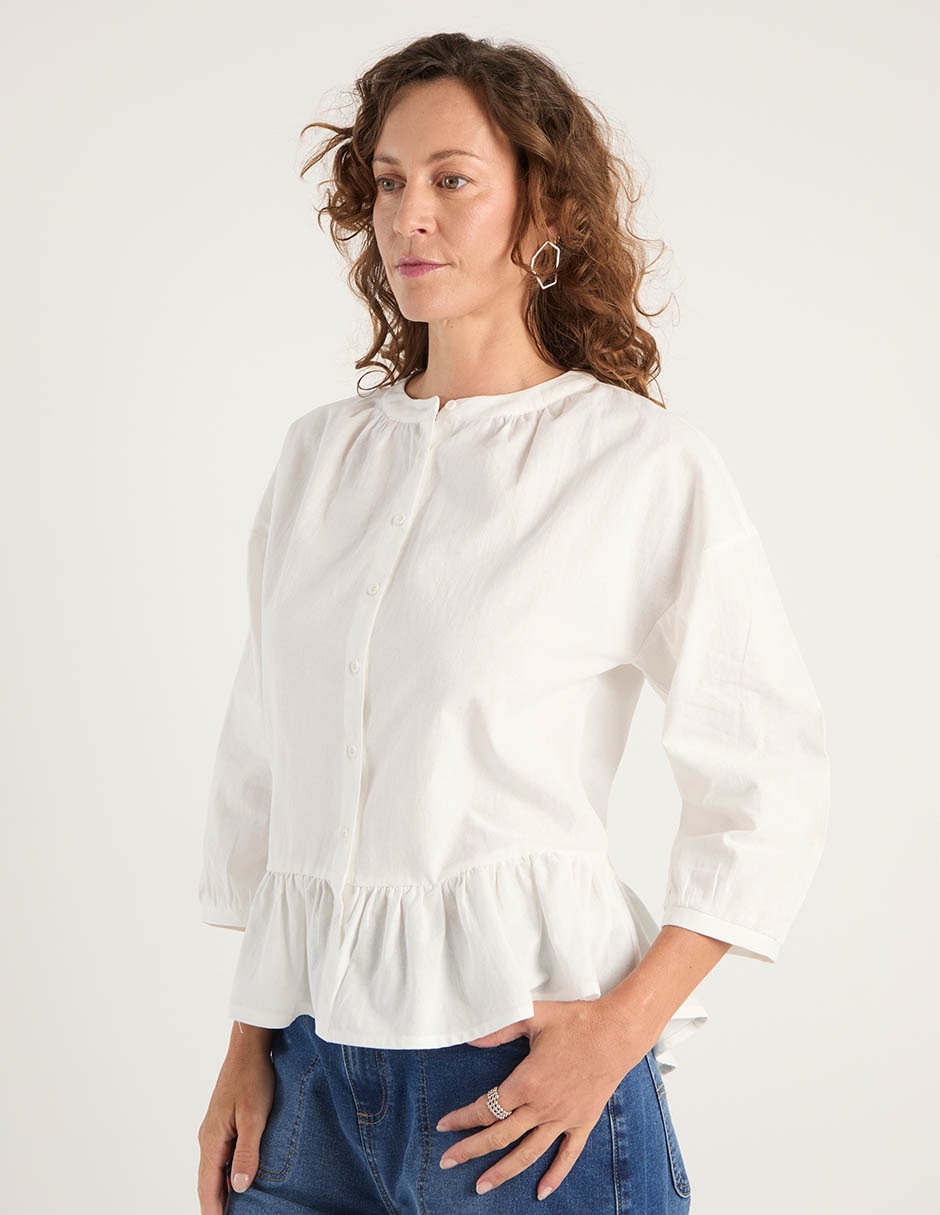 Blusa manga 3/4 para mujer Blusa manga 3/4 para mujer