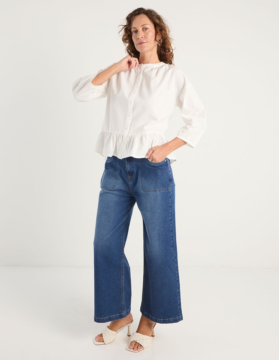 Blusa Weekend manga 3/4 para mujer