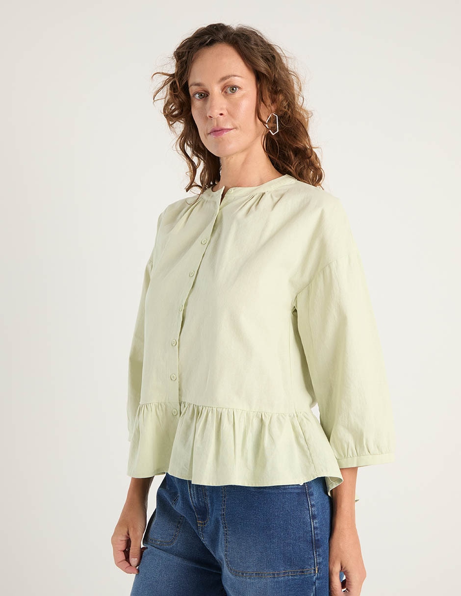 Blusa manga 3/4 para mujer Blusa manga 3/4 para mujer