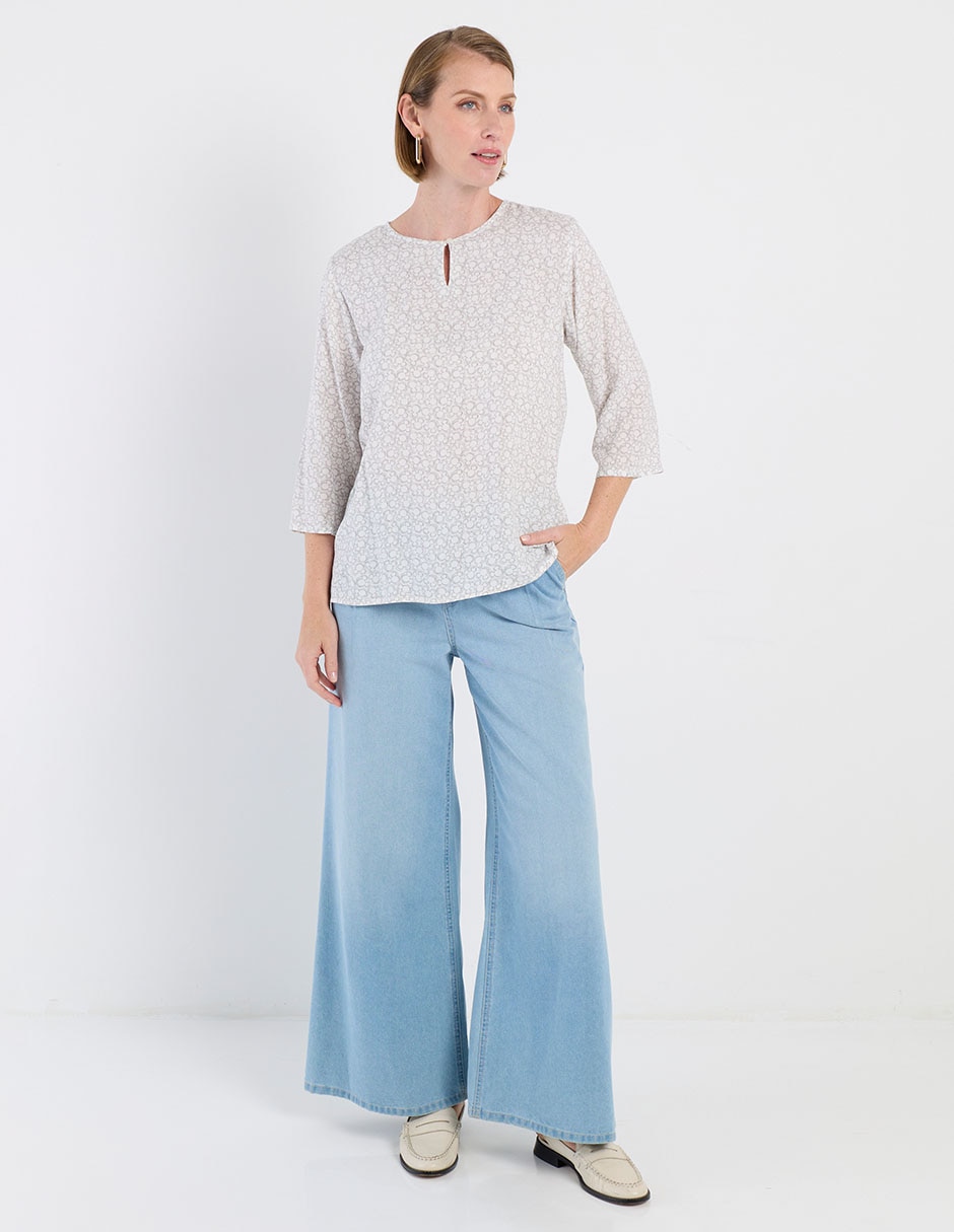 Blusa manga 3/4 para mujer 3
