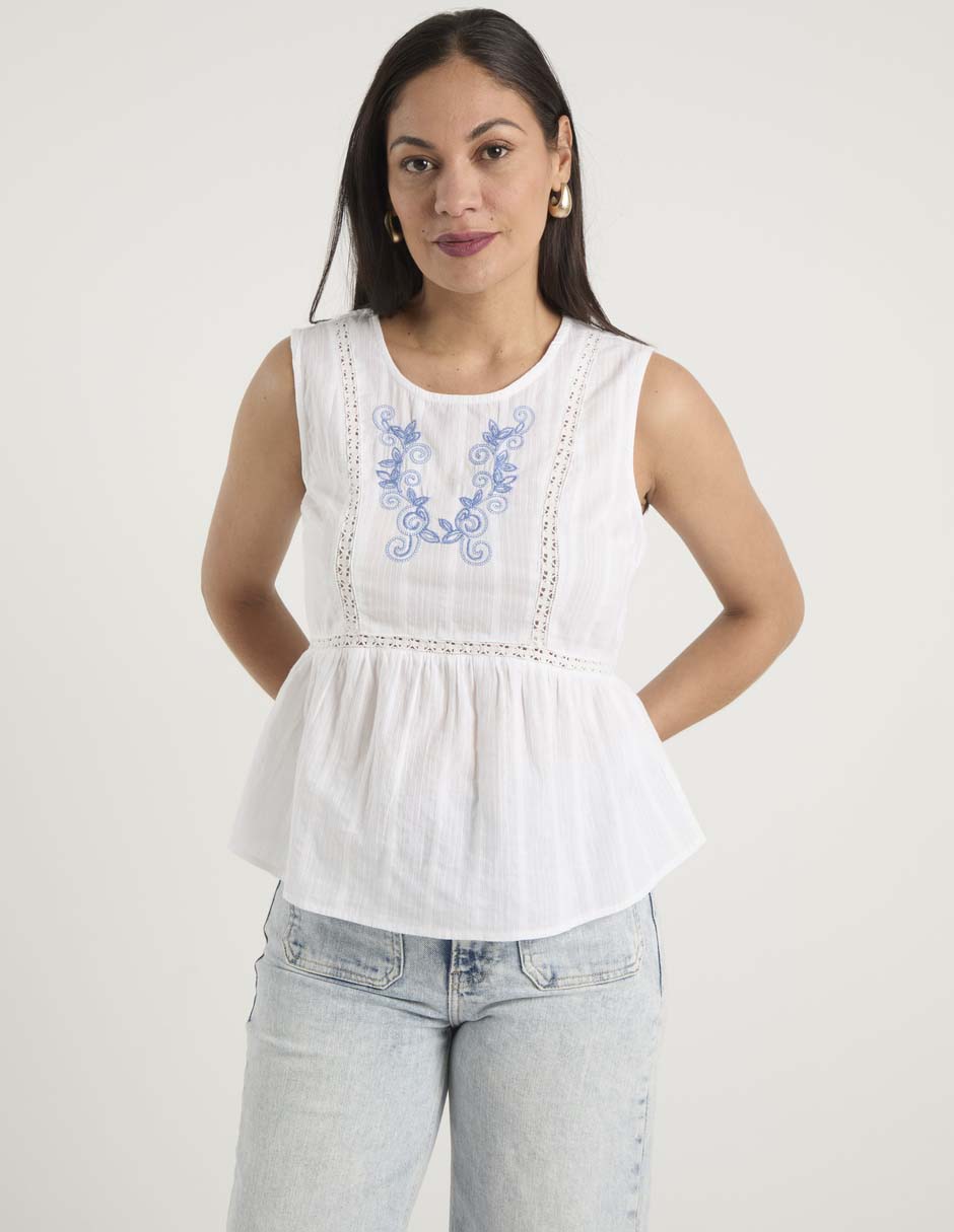 Blusa sin manga para mujer Blusa sin manga para mujer