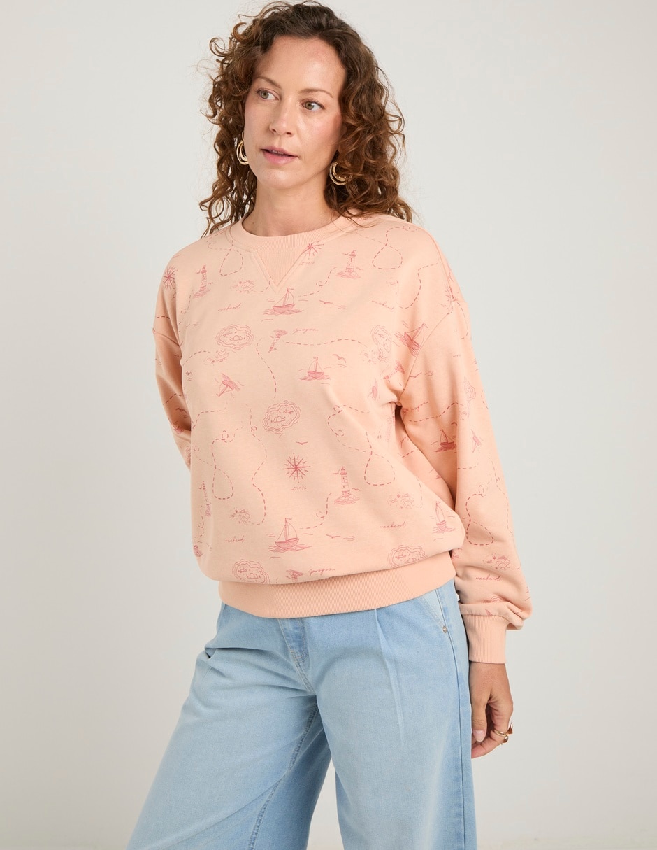 SUDADERA WKMR26752-06 WE, M, PINK SAND