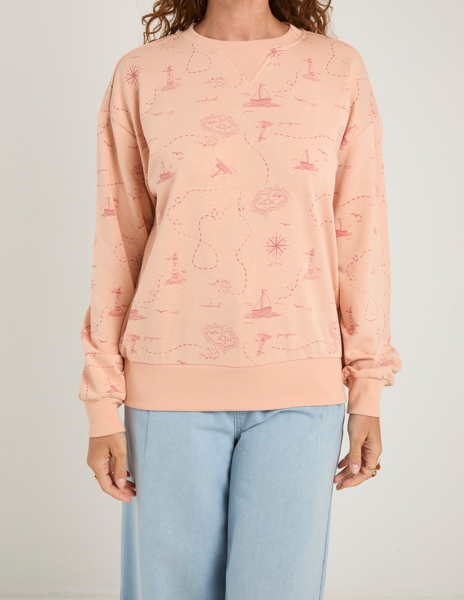 SUDADERA WKMR26752-06 WE, M, PINK SAND