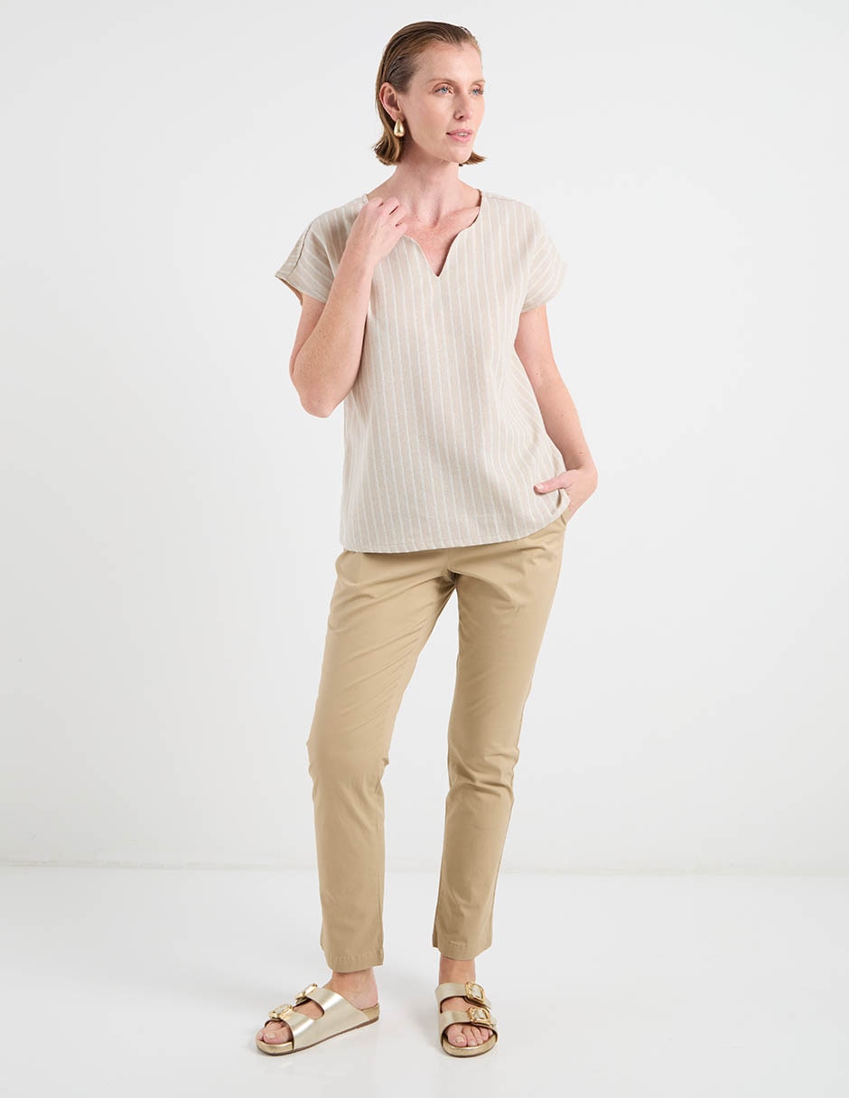 PANTALON WEEKEND, M, KHAKI CLARO WKMR26