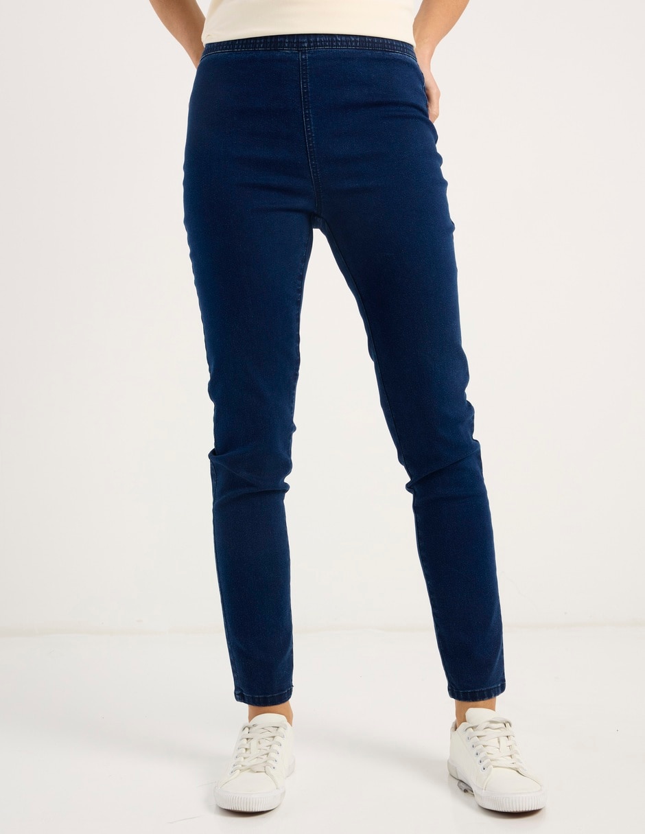 Jegging skinny a la cintura para mujer