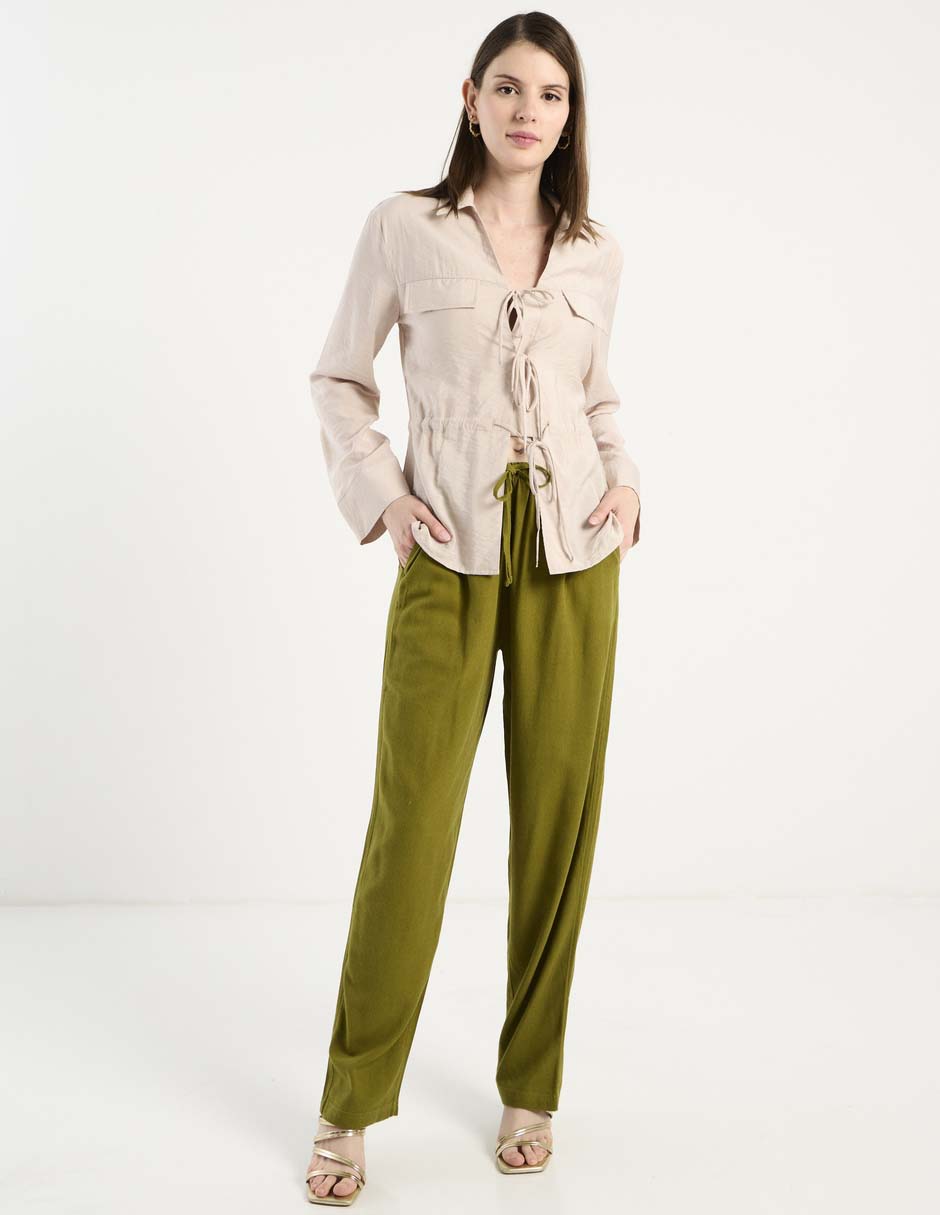 Pantalón relajado para mujer 2