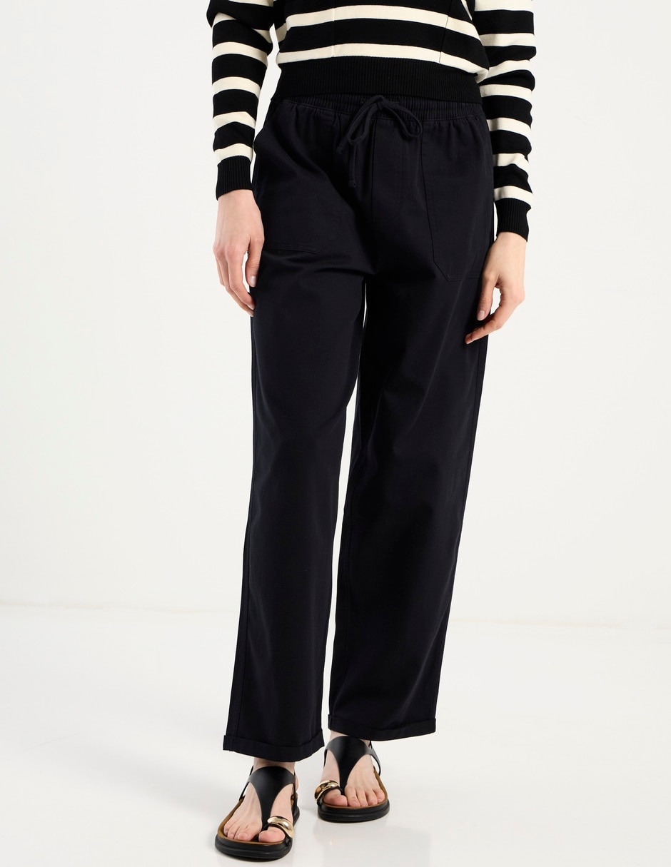 Pantalón relaxed amplio para mujer 1