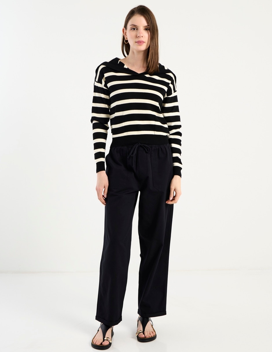 Pantalón relaxed amplio para mujer 2