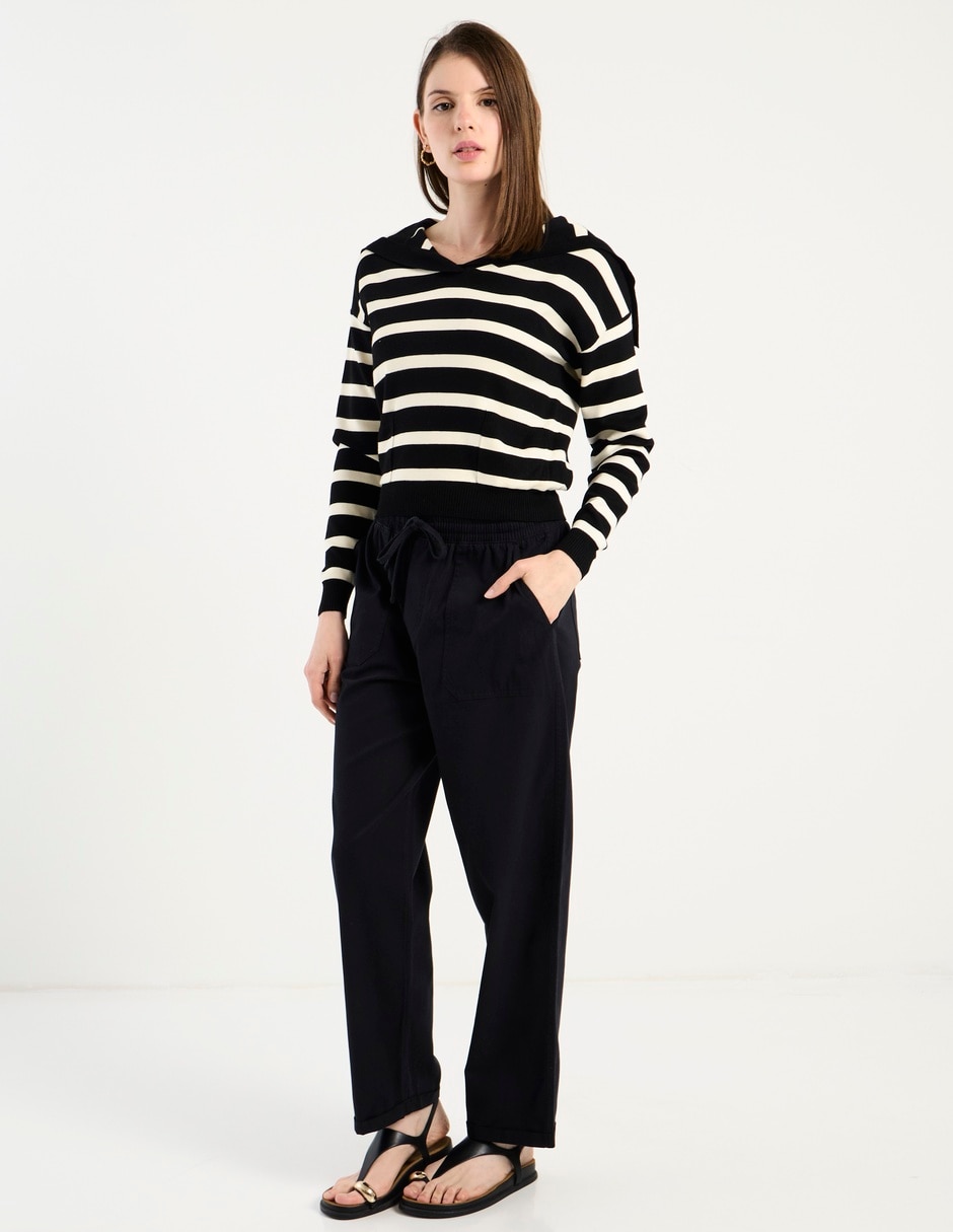 Pantalón relaxed amplio para mujer 3