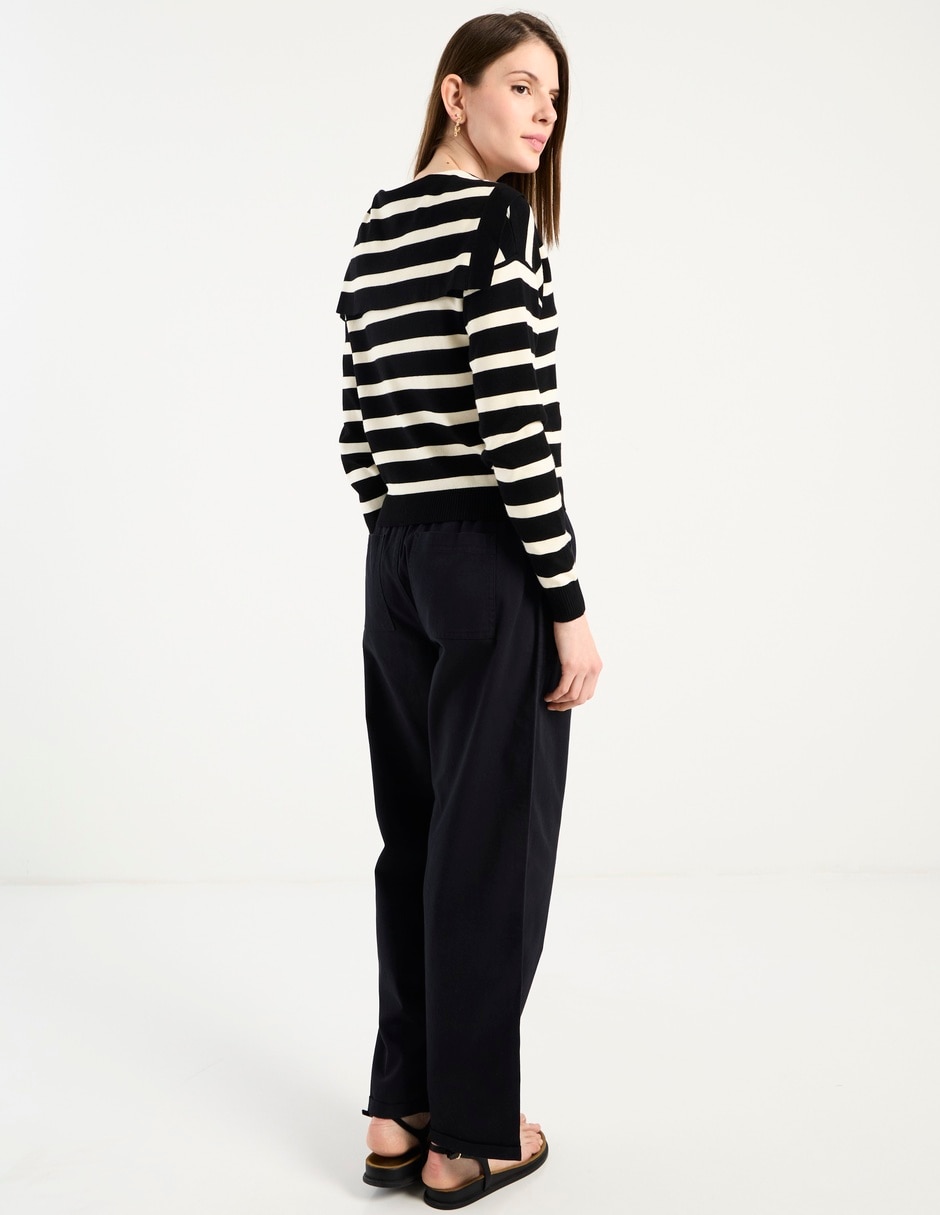Pantalón relaxed amplio para mujer 6