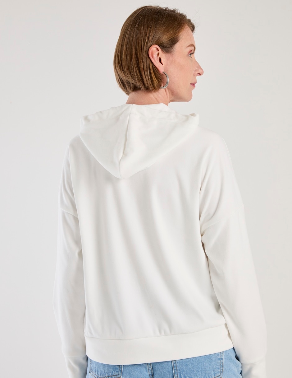 SUDADERA WKM25423-11 WEEKEN, G, BLANCO