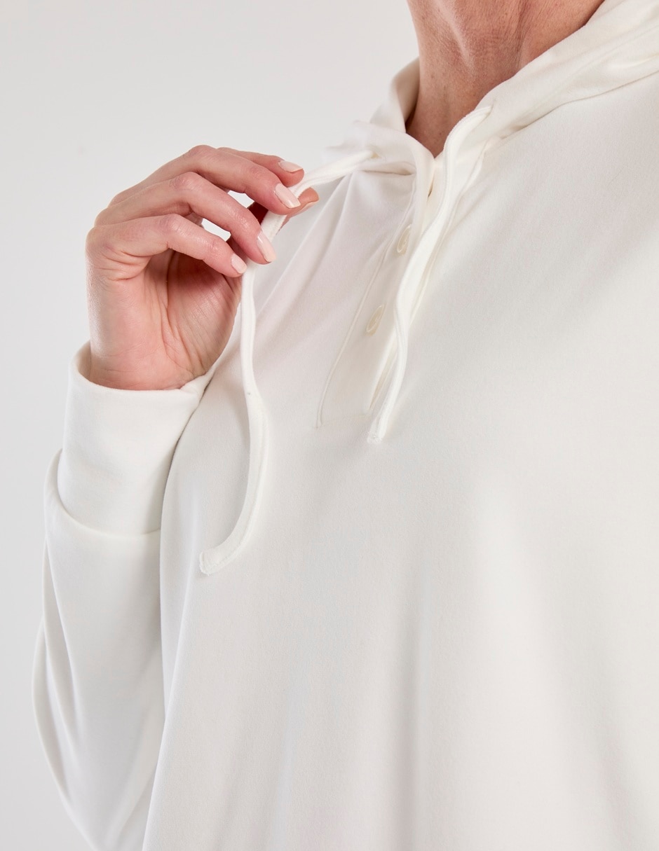 SUDADERA WKM25423-11 WEEKEN, G, BLANCO