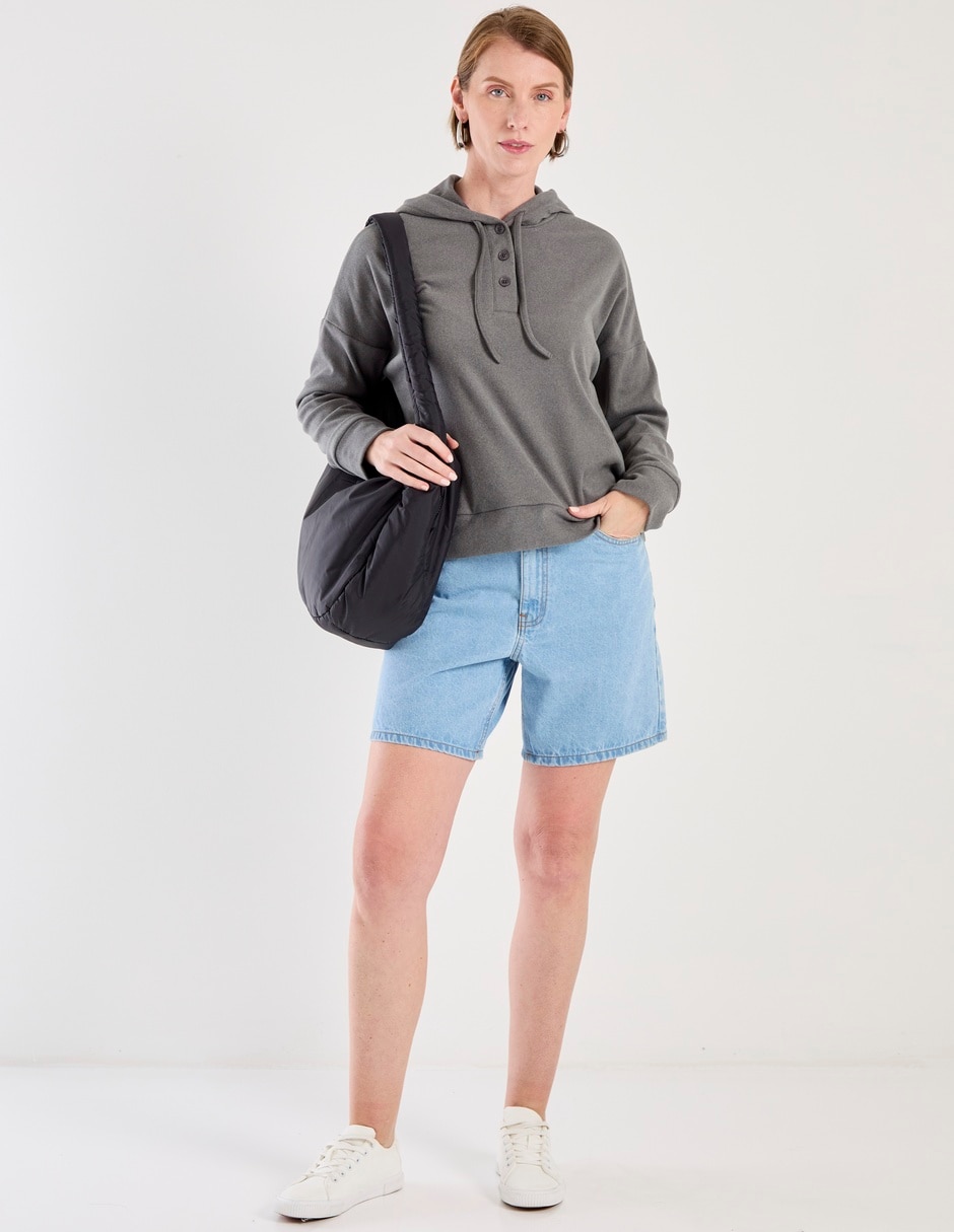 SUDADERA WKM25423-11, CH, GRIS OBSCURO