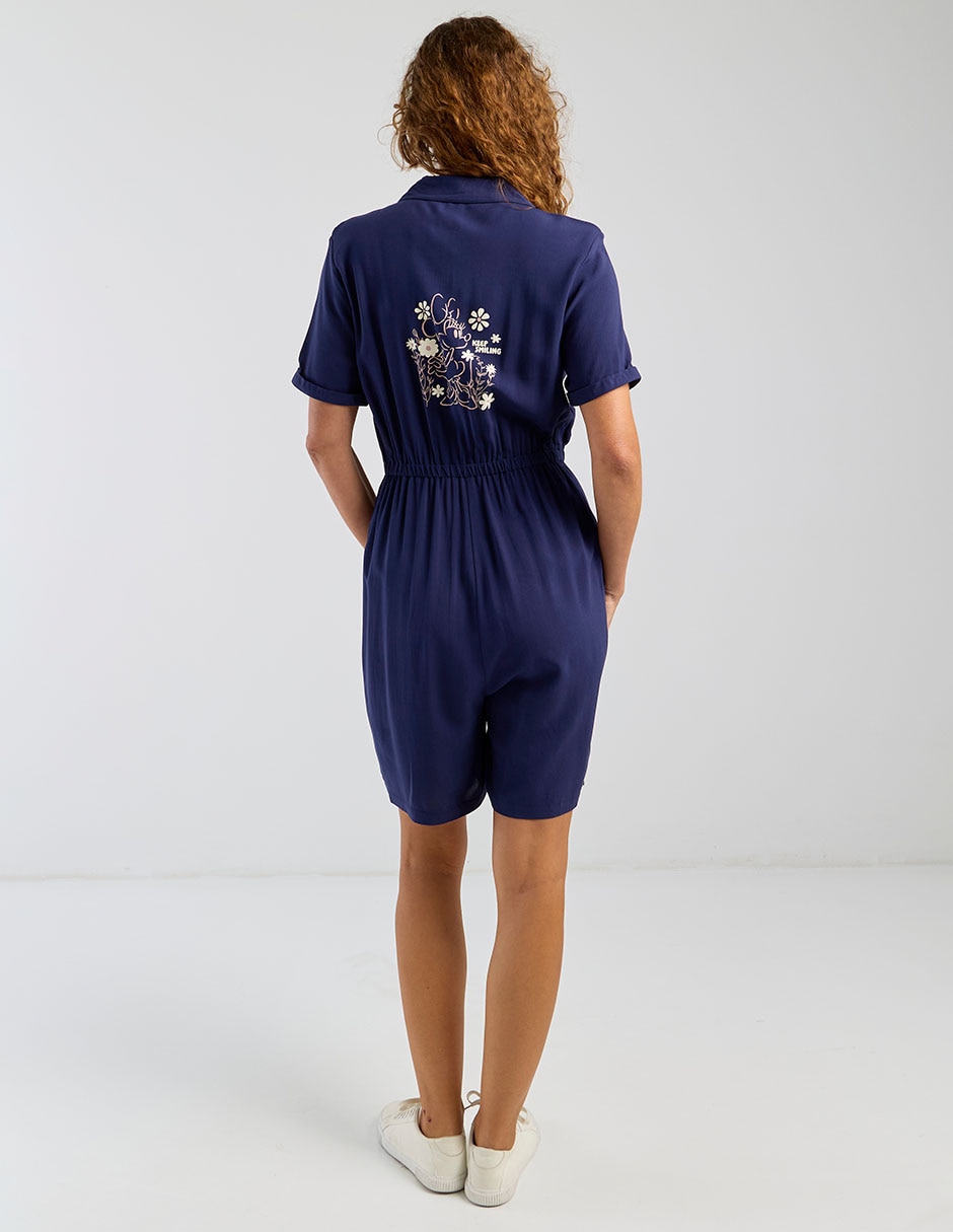 Jumpsuit casual estampado liso para mujer 6