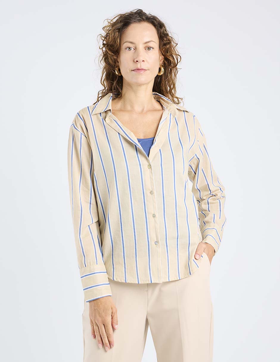 Blusa manga larga para mujer