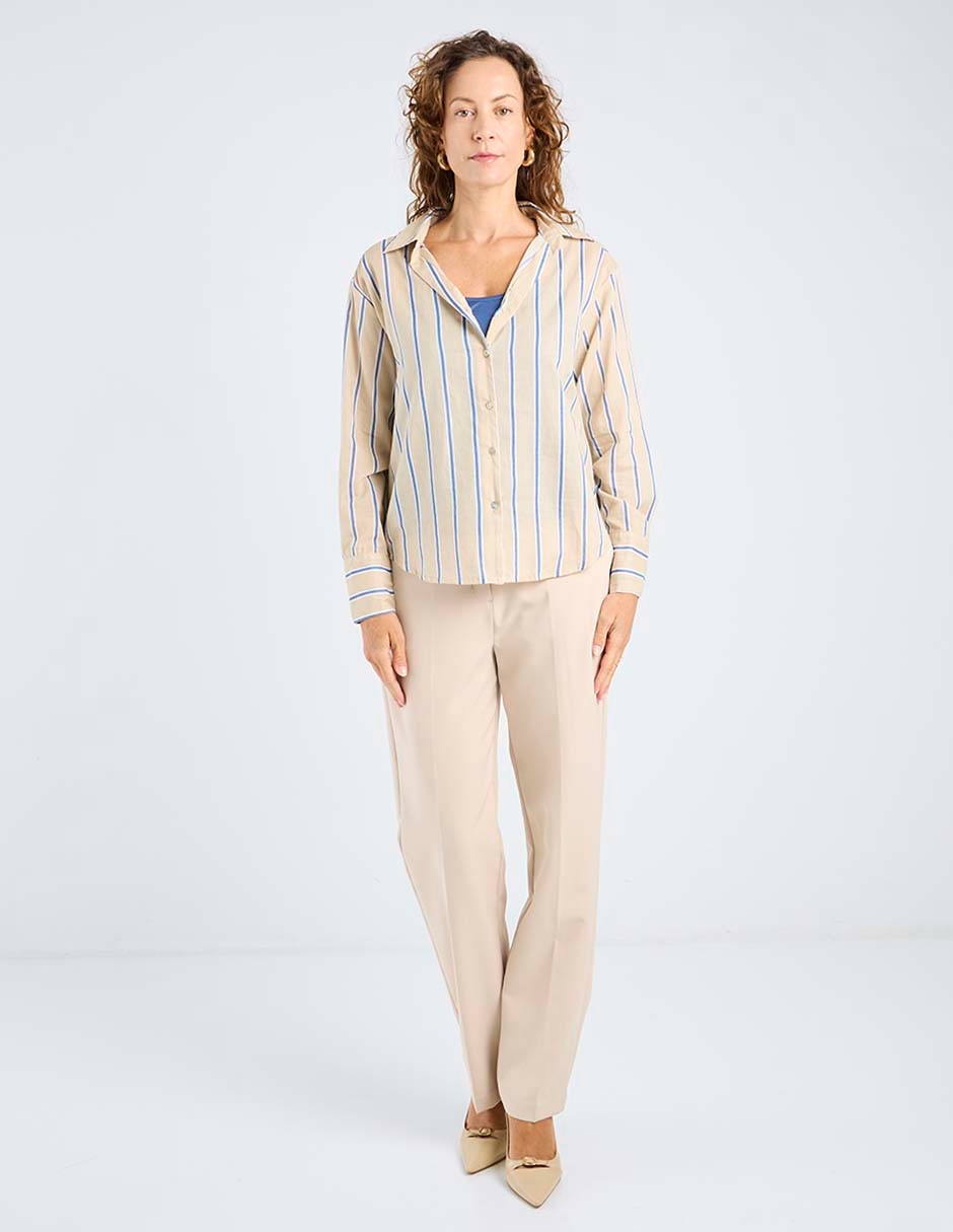 Blusa Weekend manga larga para mujer