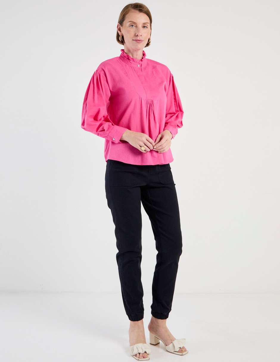 Blusa manga larga para mujer 3