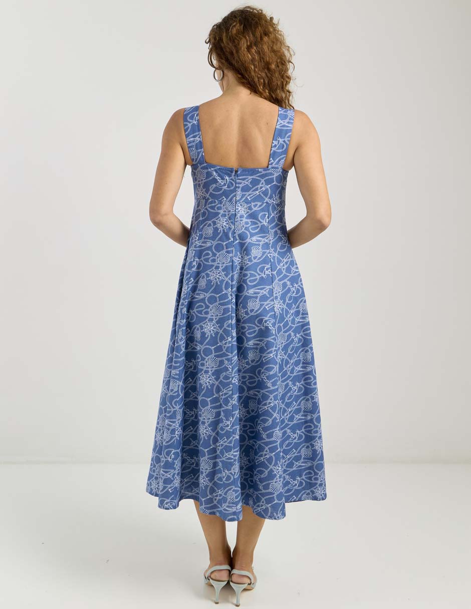 Vestido midi casual para mujer 2