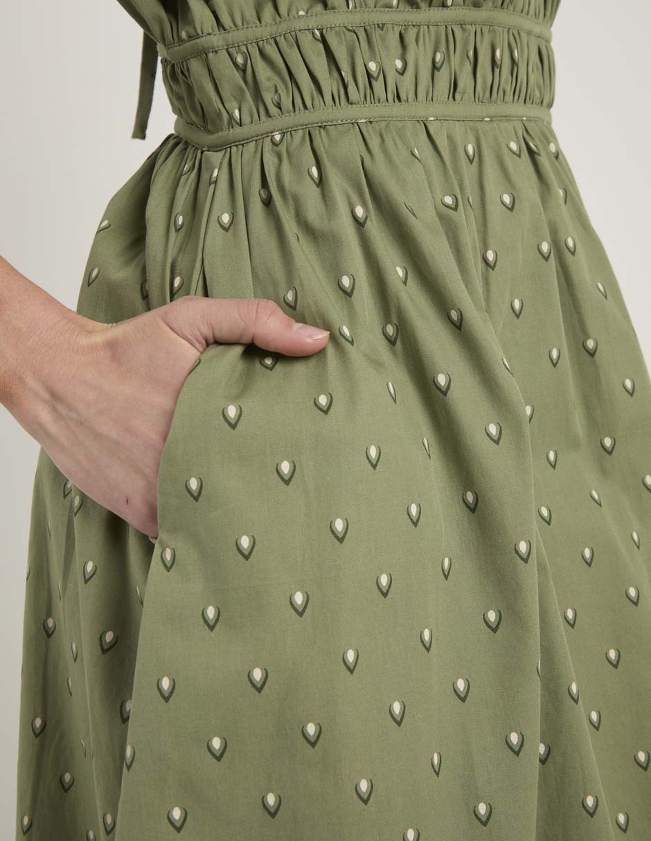 Vestido midi casual para mujer 4